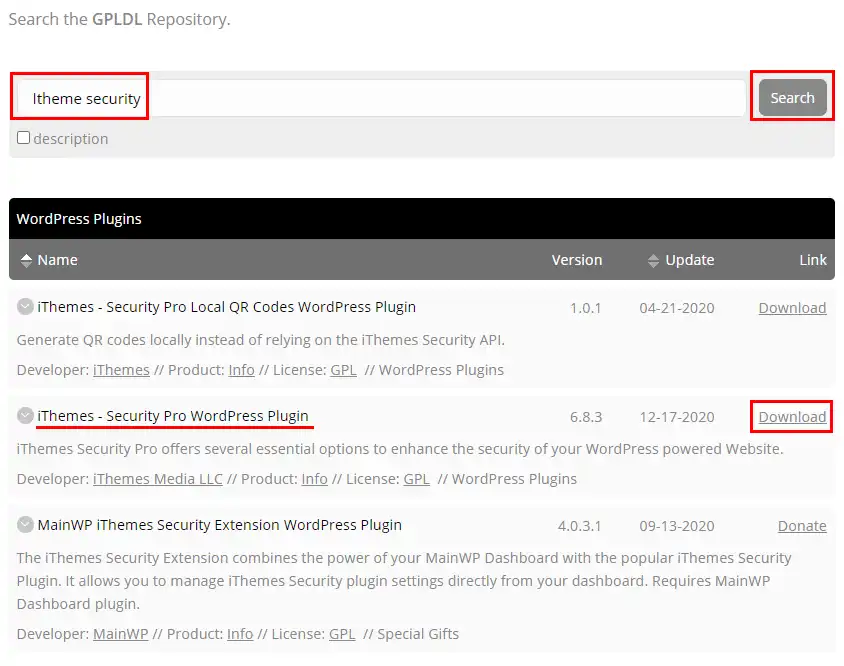 Installer iThemes Security Pro (GPL) sur son site Wordpress