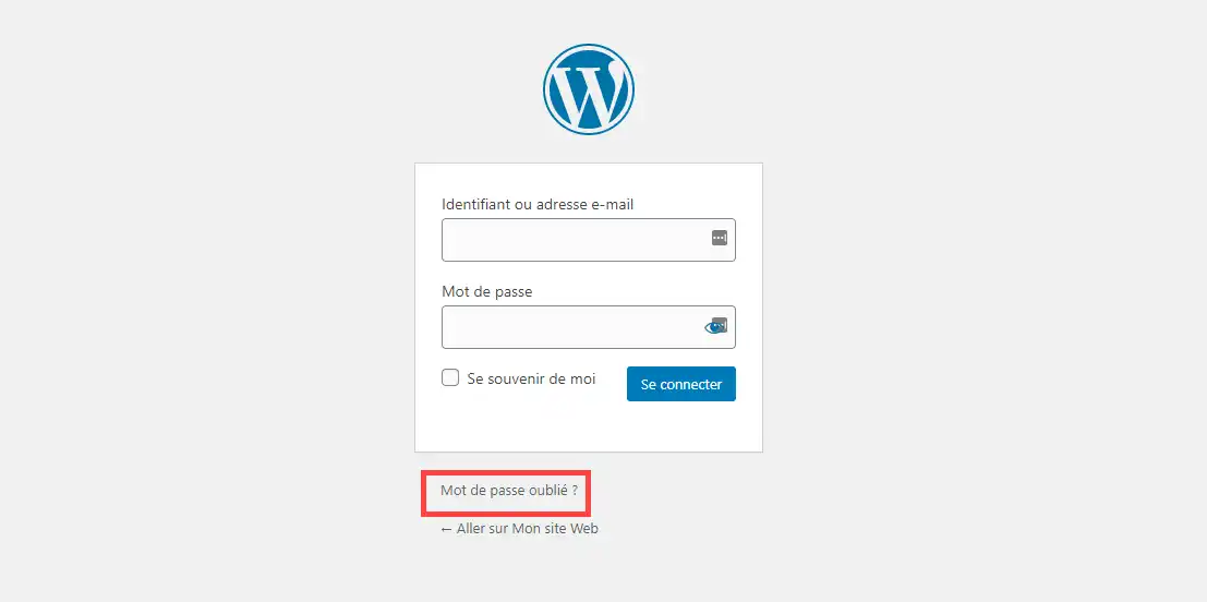 Comment réinitialiser son mot de passe Wordpress ?